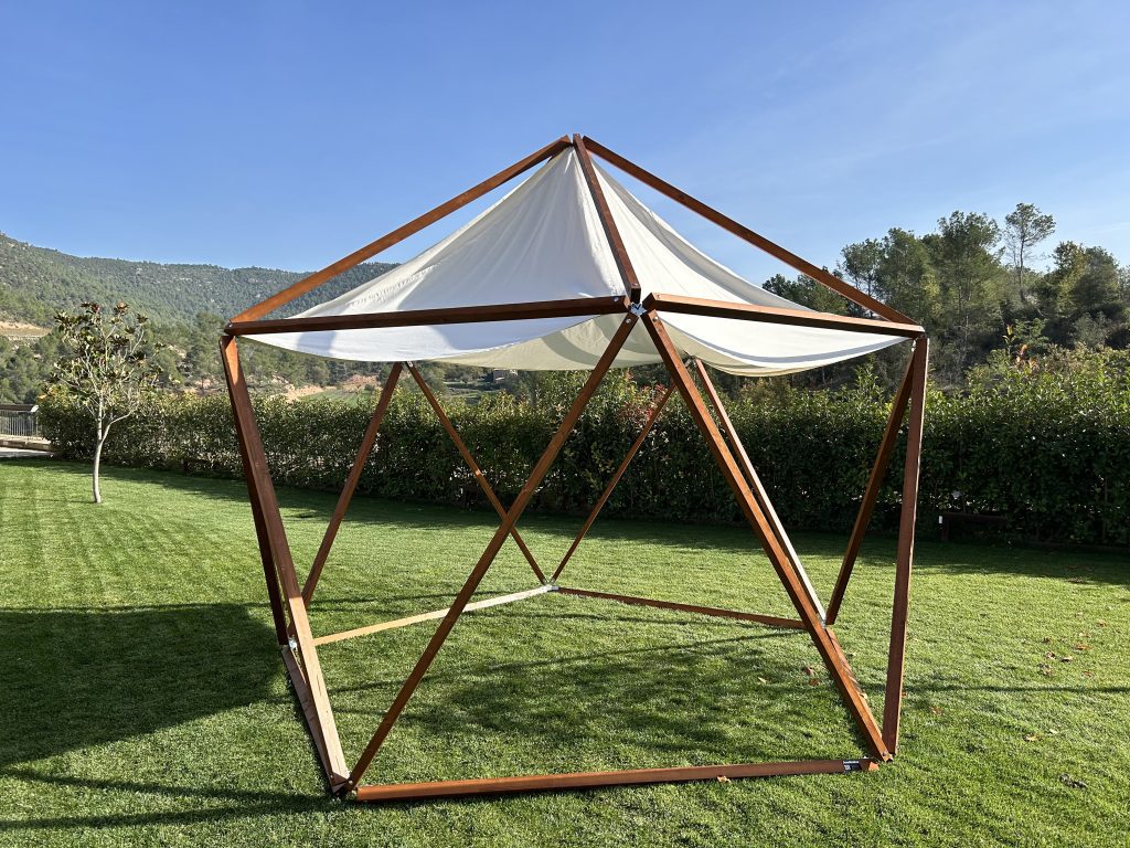 domo geodesico de madera domo g1